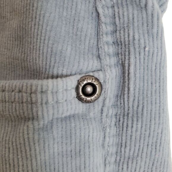NYDJ Powder Blue Corduroy Stretch Mini Boot Cut Pants Size 4 - Picture 16 of 17